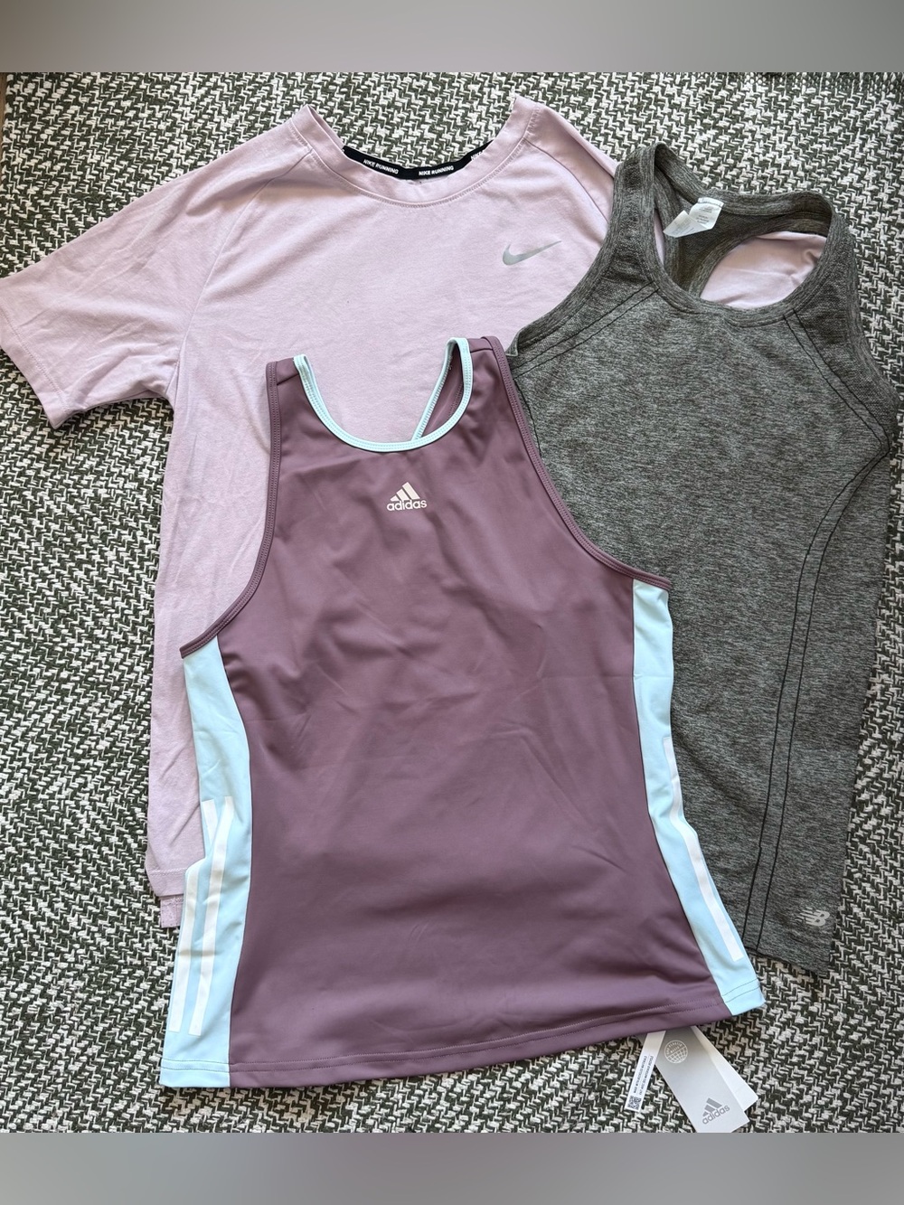 BUNDLE of 3 size Lg performance athletic tops